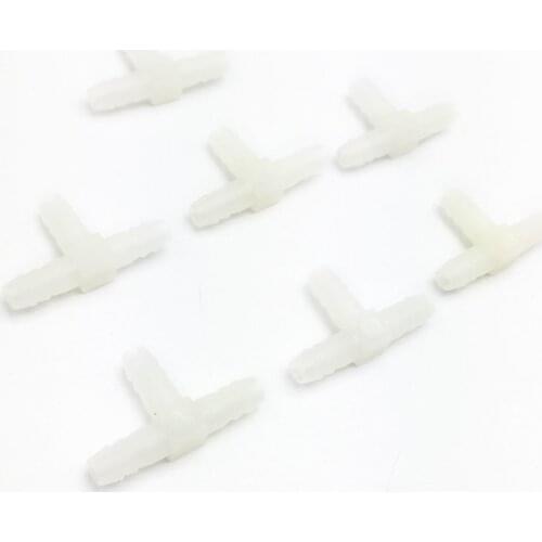 20pcs T shaped Pneumatic Fitting Air Water Plastic Tube Connector Pipe Fitting Dental Quick Fitting
