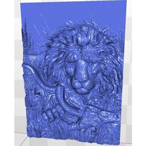 3d model relief Panno_prey for cnc in STL file format
