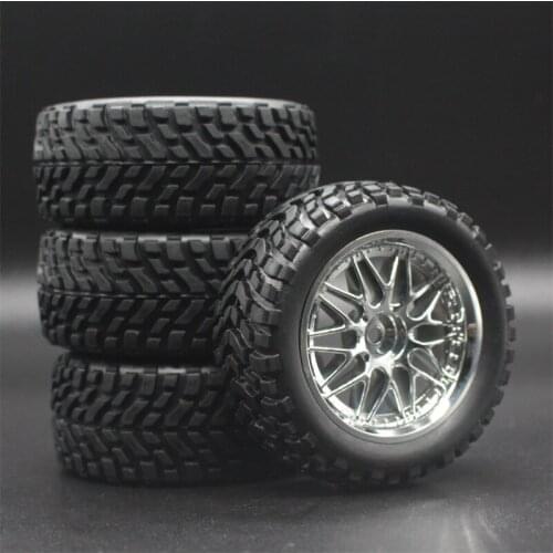 4pcs 1/16 RC On-Road Rally tires 75mm suitable for HSP 94123 94122 1007