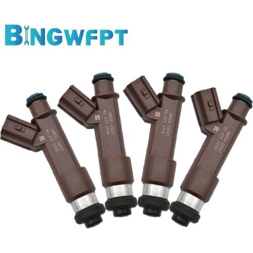 4x Fuel Injector Nozzle For Toyota 4Runner Land Cruiser Sequoia Tundra OEM:23250-50080 23209-50080 2325050080 2320950080