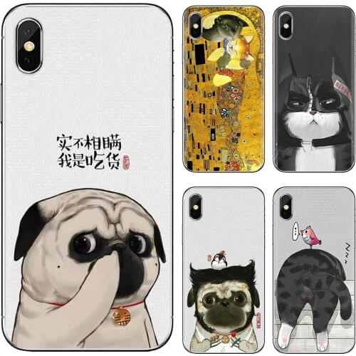 Case Cover For Samsung Galaxy A12 A31 A41 A51 A71 A20e A21s M30 A10 A30 A40 A50 A60 A70 Design-Painted-C-Pattern-Funny-Fat-Cat