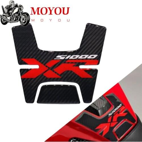 For BMW S1000XR S1000 XR Carbon fiber texture sticker Motorcycle Accessories Oil Tank Sticker Carbon Fiber Decals
