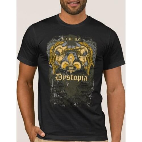 Dystopia Honor Fortune Mens T-Shirt. Summer Cotton O-Neck Short Sleeve Unisex T Shirt New S-3XL