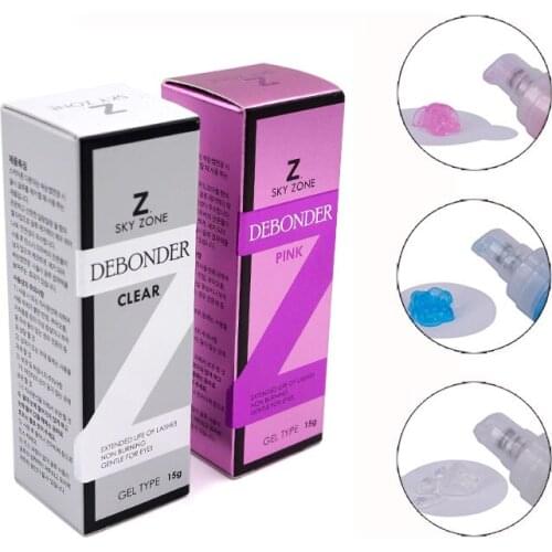15g Original Korea Sky Zone Glue Debonder Fast Sensitive Gel Type Remover for Eyelash Extension 3 Colors Makeup Tools