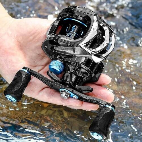 JOSBY NEW 2020 Left/Right Hand Fishing Reel Baitcasting 8KG Max Drag 17+1BB Bearings High Quality Frame Freshwater Saltwate