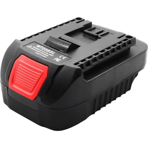 MT18BS Makita To Bosch Battery Converter For Makita BL1830 BL1840 BL1850 Bosch 18V Power Tools Lithium Battery Adapter Convertor