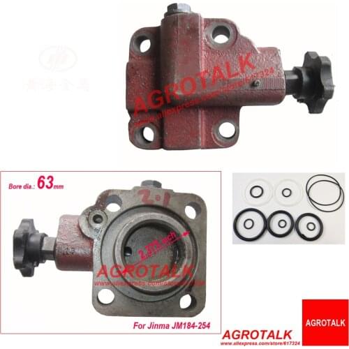 Hydraulic cylinder cover with seals set for bore 63mm for Jinma tractor JM184-254