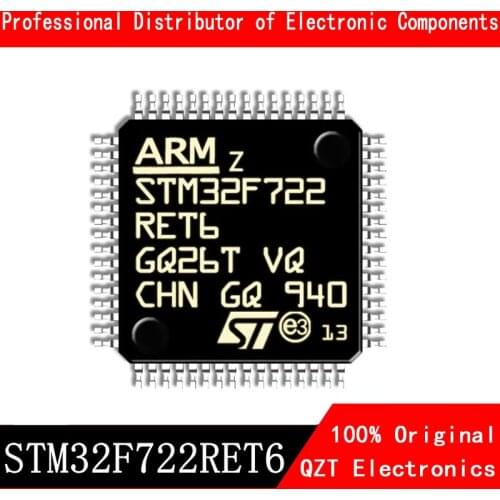 5pcs/lot new original STM32F722RET6 STM32F722 LQFP64 microcontroller MCU In Stock