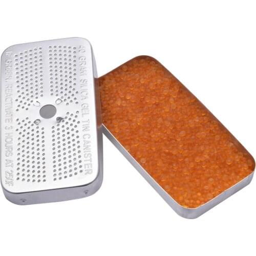 50g Mini Silica Gel Dehumidifier Moisture Absorbing Reusable Indicating Desiccant Canisters Universal Absorber Air Dehumidifier