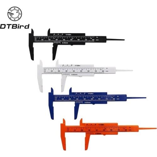 Mini Plastic Vernier Caliper Gauge Micrometer 80MM Mini Ruler Accurate Measurement Tools Standard Vernier Caliper