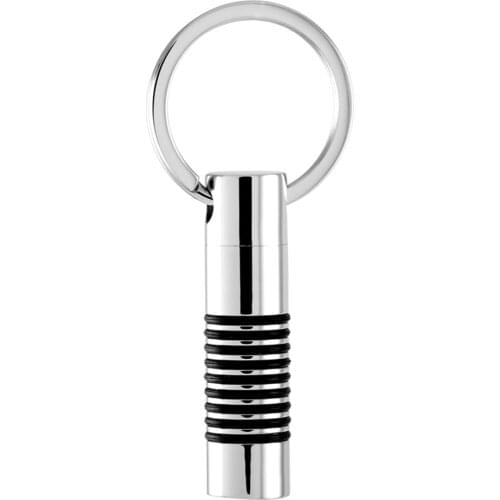 MJK2008 Cremation Jewelry Stainless Steel Pill Case Cylinder Memorial Urn Key Chain Wish Bottle