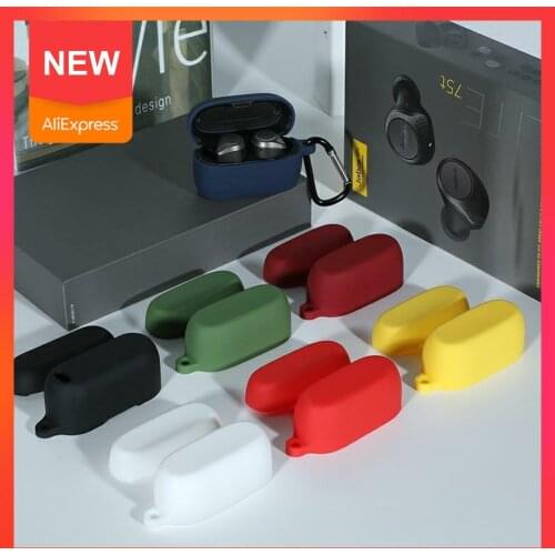 Soft Silicone Earphone Case For Jabra Elite Active 75t Storage Protective Headset Cover Case Shockproof Accessories Headpho R8F4