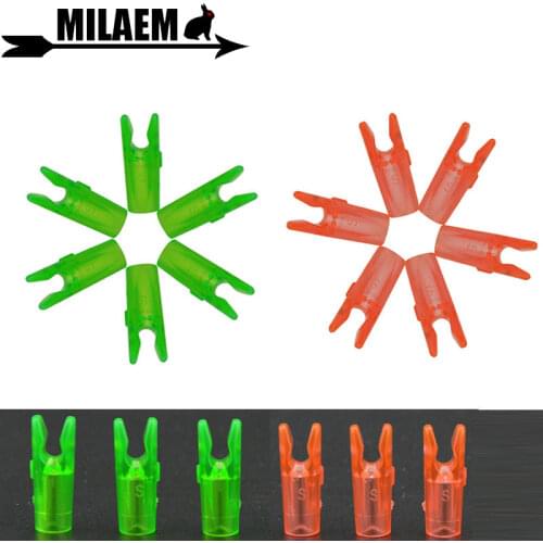 50/100pcs Archery Arrow Nock Pin Nock For ID3.2mm Carbon Arrow Fiberglass Arrow Nock Pin Outdoor Shooting Hunting Accessories