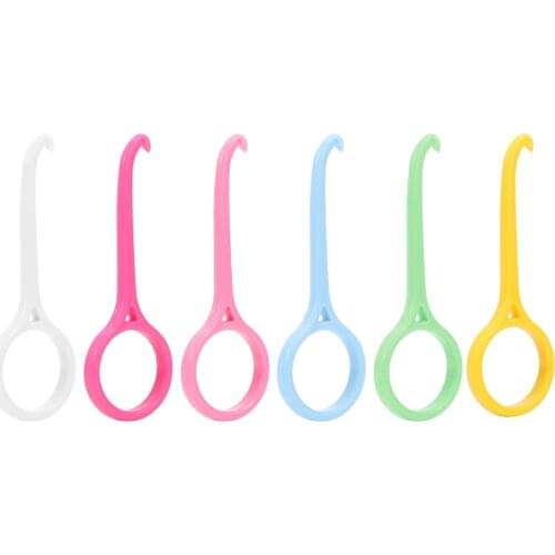 Non-slip Handle Disposable Tooth Socket Removal Hook Invisible Brace Dental Cleaning Stick Easy Clean Widened Durable