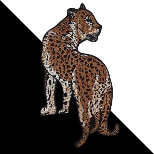New Animal Tiger Embroidery Applique Patch Sew On Patches for Clothing DIY Craft Sewing Repair Apparel Accessories Stripe Rr49