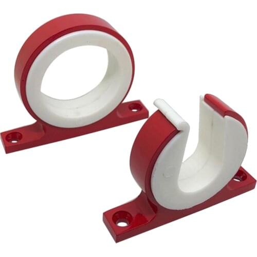 Fishing Rod Racks Holder Vertical Wall Ceiling Mount Garage for Marine Boat Kayak Ship, Red