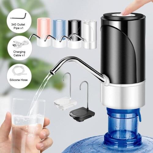 Automatic Bump for Water Bottle Electric Drinking Water Pump Dispenser Portable USB Charge Bottle Water Pump for 4.5-19 Liter