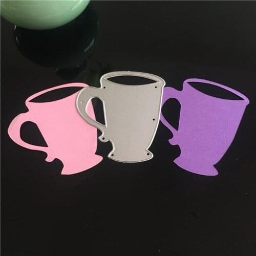 Drinkware Paper Cards cup Dies Scrapbooking Decor METAL CUTTING DIES Craft festival cards Embossing Die Cut Stencils