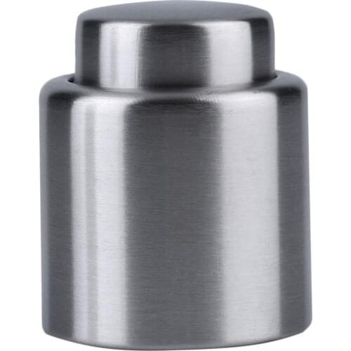 Sale Stainless Steel Vacuum Sealed Red Wine Bottle Spout Liquor Flow Stopper Pour Cap Bottle Plug Practical Kitchen Tools