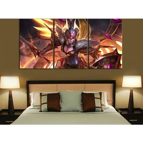 War Angel Freya mobile legends Games Poster HD Wall Pictures Canvas Paintings for Home Decor Wall Art