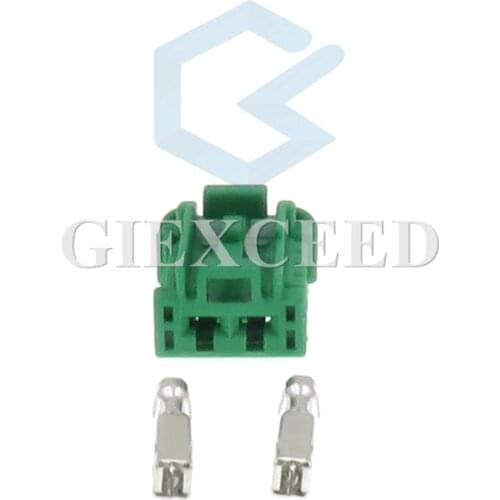 2 Sets 2 Pin 01-3216742G7 Auto Electrical Fan Socket Female Cable Connector Flame Retardant Plug For Cars