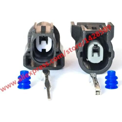 20 Sets 1 Pin Female Waterproof Car Connector 6189-0940 Air Pump Generator Socket For Honda Accord Odyssey CRV Fit Civic