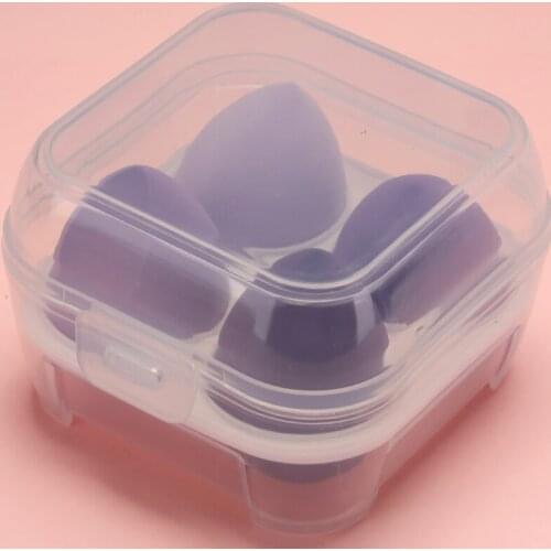 2021 Hot Sale 4/8 Pcs Beauty Egg With Storage Box Set For Wet And Dry Use Cushion Gourd Makeup Puff Cosmestic Sponge Tools
