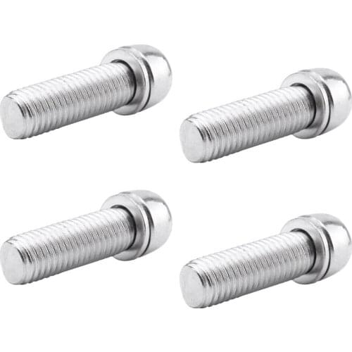 40 Pack Bicycle Screws Water Bottle Cage Bolts Socket Screws Bolts Silver M7