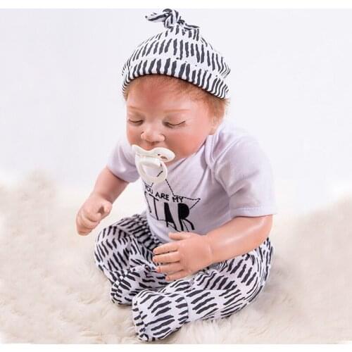 48cm Silicone Reborn Dolls for Sale Cotton Body Soft Newborn Baby Dolls Children Gift Fashion Dolls Bebe Alive Reborn Bonecas