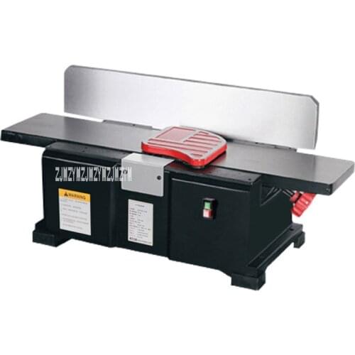 6 Inch Wood Planer Machine Industrial Grade Multi-Angle Wood Planer Automatic Vacuum Cleaning 1100W Wood Jointer 220V/110V