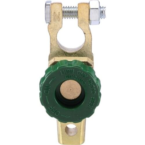 Car Auto Battery Terminal Link Quick Cut-off Disconnect Master Kill Shut Switch Zinc Alloy Copper Plating Battery Cut Off Switch