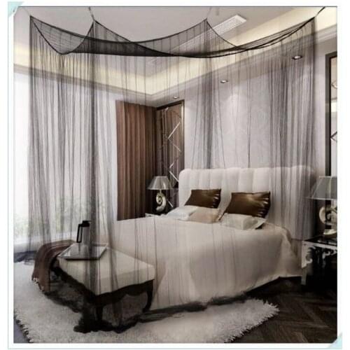Four-Door Mosquito Net Fabric Canopy Net Moustiquaire Quarto Door Tent For Double Bed