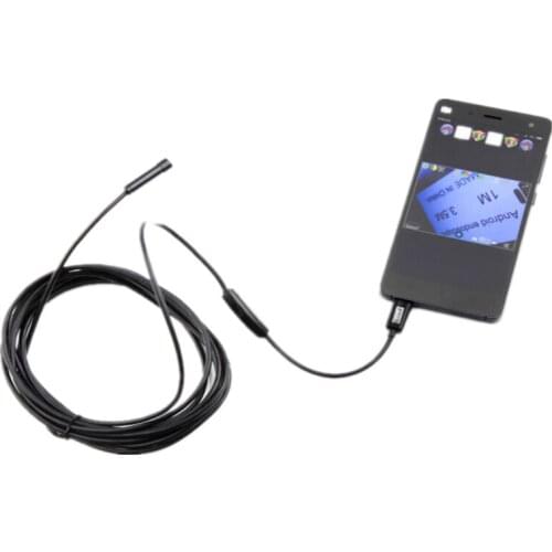 Android Endoscope Camera Connect with Android Smart Mobile Phone with 7mm Module Shell & 3.5Meter Length & Six LED Lights