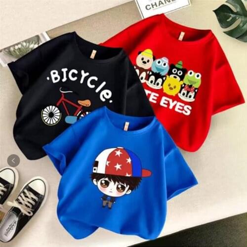 2021 multiple styles combination Hot Sale boys Clothing Children Summer Cartoon Kids Clothing T-shit Cotton Child Clothes Outfit