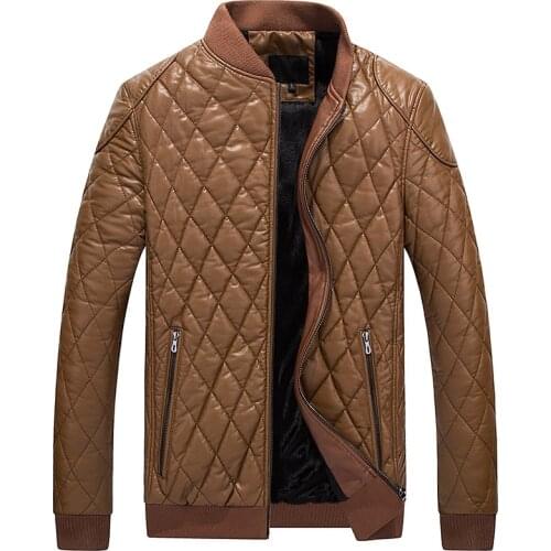 MRMT 2018 Brand clothing Mens Jackets Overdress For Male Outer clothing pu Leather Coat