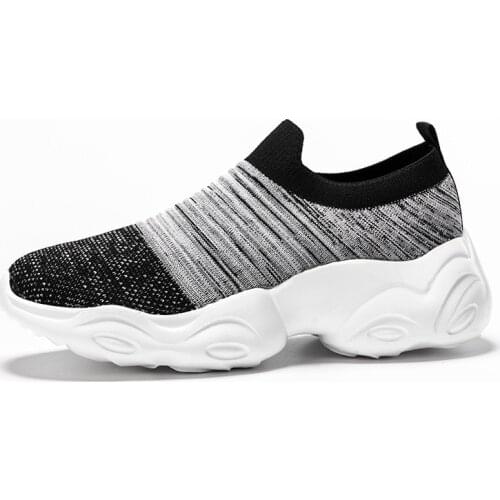 Mens and womens non-slip sneakers fashion cushioning casual soft plus size couple shoes
