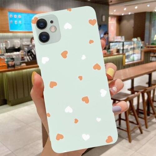 Soft Silicone Case For Samsung Galaxy A52 A32 4G A72 A22 A11 A02 A02S A42 A12 5G Love Heart Painted Pattern Phone Back Covert