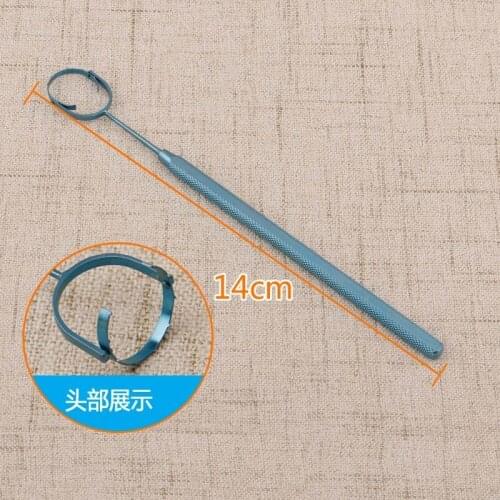 New 14cm Titanium Ophthalmic Instruments microinstruments keratoplasty instrument eye ring fixator