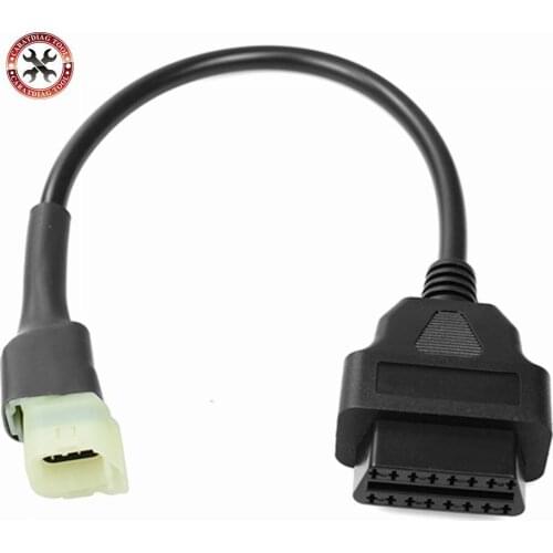 OBD2 Diagnostic Code Reader Cable Adapter Motorbike Black 4Pin for H-onda for CBR1000RR CBR600RR VFR 800 CRF1000 CB1100 NC750
