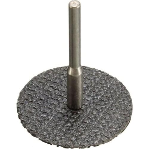 100PCS Fiberglass Cut-off Wheel with 1/8in Mandrel Connection Shank Rotary Discs Cutting Bladings