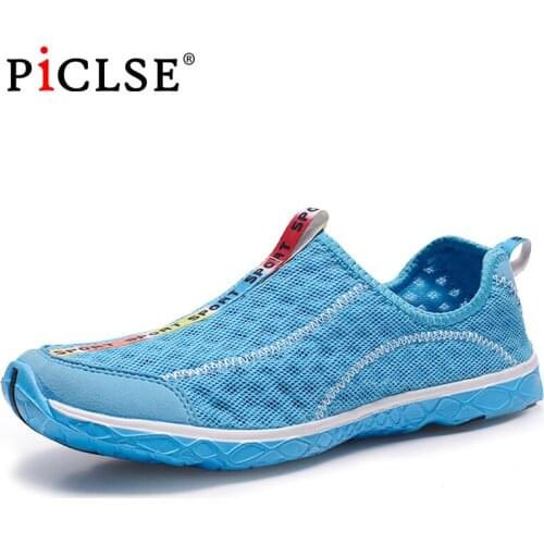 Plus Size 47 Breathable Men Casual Sneakers Women Lightweight Vulcanized Shoes for Men Walking shoes Quick Dry Aqua Water shoes