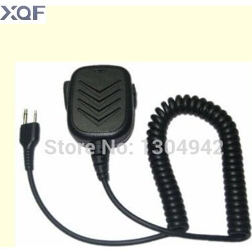 New Handheld/Hand Shoulder Mic with Speaker For Icom Radio IC-T81A IC-M11 IC-F4 2-pin 122-008 FREE SHIPPING