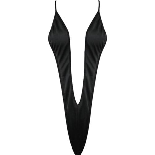 Sexy One Piece Lingeries Deep V shaped Monokini Girls Beach Wear Bathing Suit Women Thong G string Bikini Bodysuit Swimwear