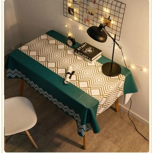 PVC Tablecloth Waterproof Heat Proof and Oil-Proof Disposable Coffee Mat Cloth Household Internet Hot Girlish