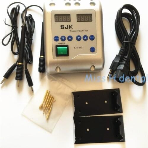 Dental Lab Electric Waxer Carving Knife Contain 6 Wax Tips+2 Pens/Pot Hot Sale