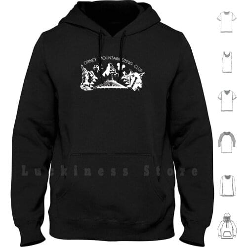 Big Thunder / Matterhorn / Space / Splash Mountain Mountaineering Club ( Light ) hoodies long sleeve Big Thunder Space