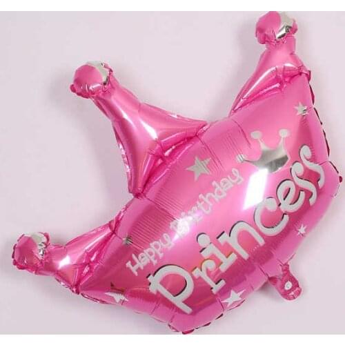 Babys birthday decoration balloon Celebration Wedding Party Crown Festival Shape Fashion Home Birthday Woman Decorations