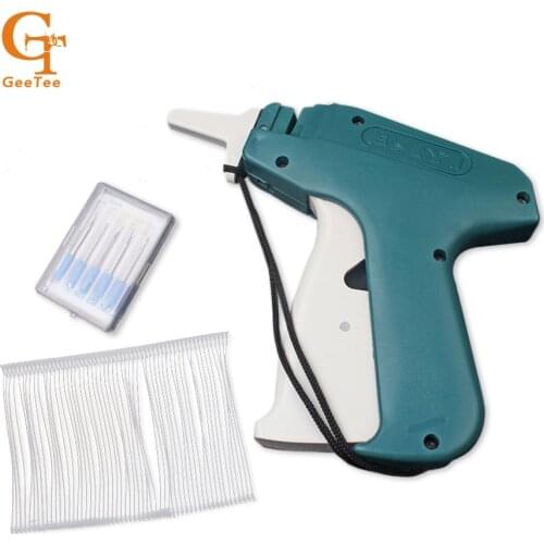 Quality Paper hang Tag / swing tag Guns+1 Tagging+1000 Barbs+5 Steel Needles Machine Set tool, price hanging tag tools