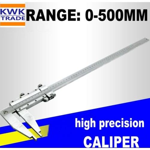 Caliper 500mm Big Range Metric 0-500mm Gauge Vernier Calipers Stainless Steel Micrometer Measuring Tools High Precision
