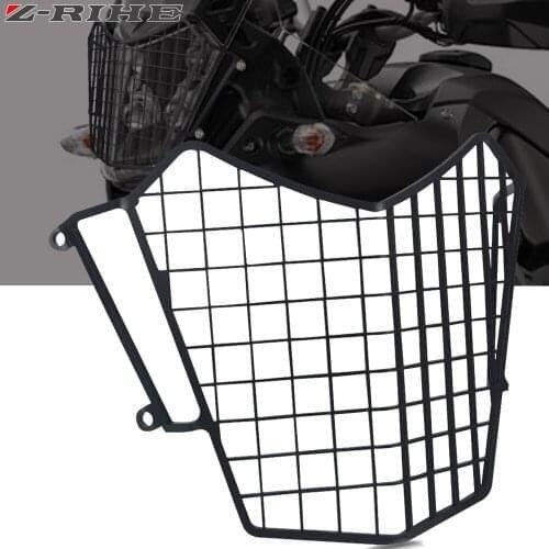 For Yamaha TENERE700 Tenere 700 2019 2020 2021 Motorcycle Parts Stainless Steel Headlight Head Light Guard Protector Cover Grill